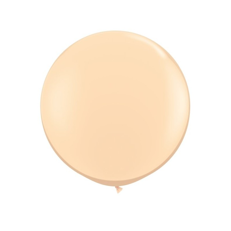 Qualatex 16 Inch Round Plain Latex Balloon - Blush