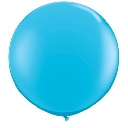 Qualatex 16 Inch Round Plain Latex Balloon - Robins Egg Blue