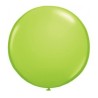 Qualatex 16 Inch Round Plain Latex Balloon - Lime Green