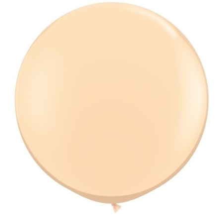 Qualatex 3 Ft Round Plain Latex Balloon - Blush