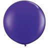 Qualatex 3 Ft Round Plain Latex Balloon - Quartz Purple