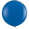 Qualatex 3 Ft Round Plain Latex Balloon - Sapphire Blue