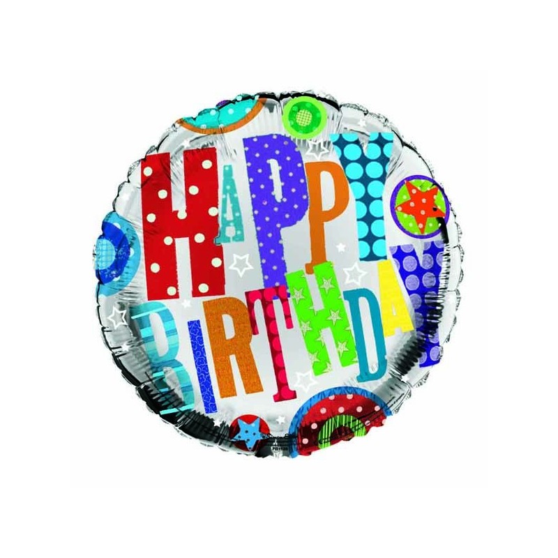 Simon Elvin 18 Inch Foil Balloon - Birthday