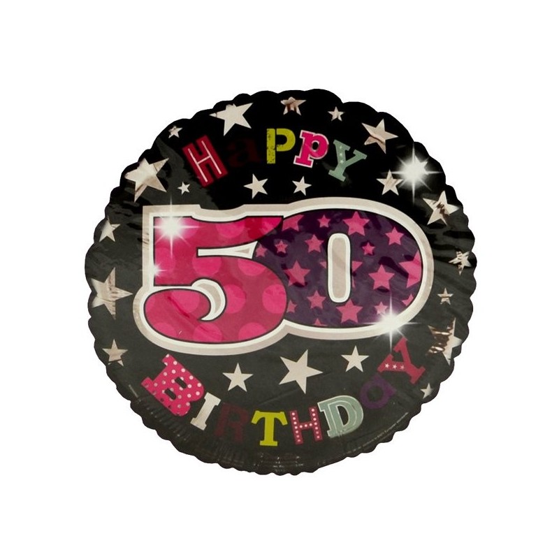 Simon Elvin 18 Inch Foil Balloon - Birthday 50th Female