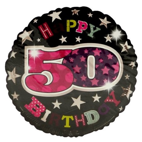 Simon Elvin 18 Inch Foil Balloon - Birthday 50th Female