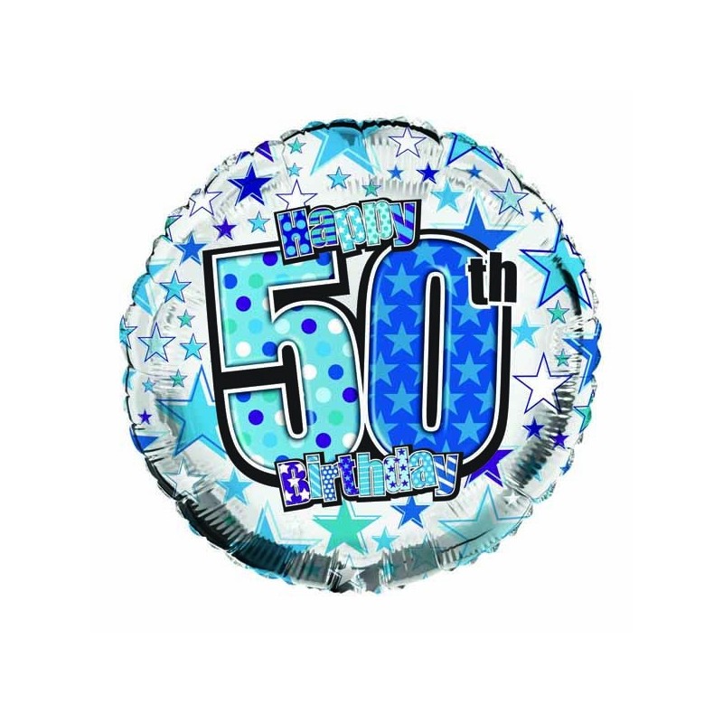 Simon Elvin 18 Inch Foil Balloon - Birthday 50th