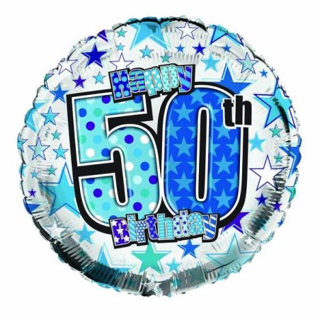Simon Elvin 18 Inch Foil Balloon - Birthday 50th