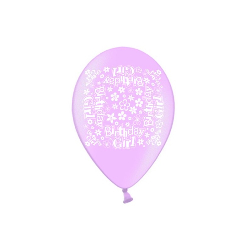 Simon Elvin 10 Inch Latex Balloon - Birthday Girl
