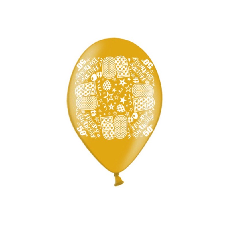 Simon Elvin 10 Inch Latex Balloon - Age 50