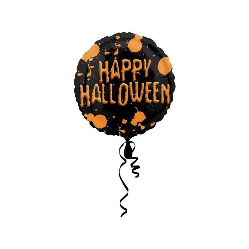Anagram 18 Inch Foil Balloon - Happy Halloween Splatter