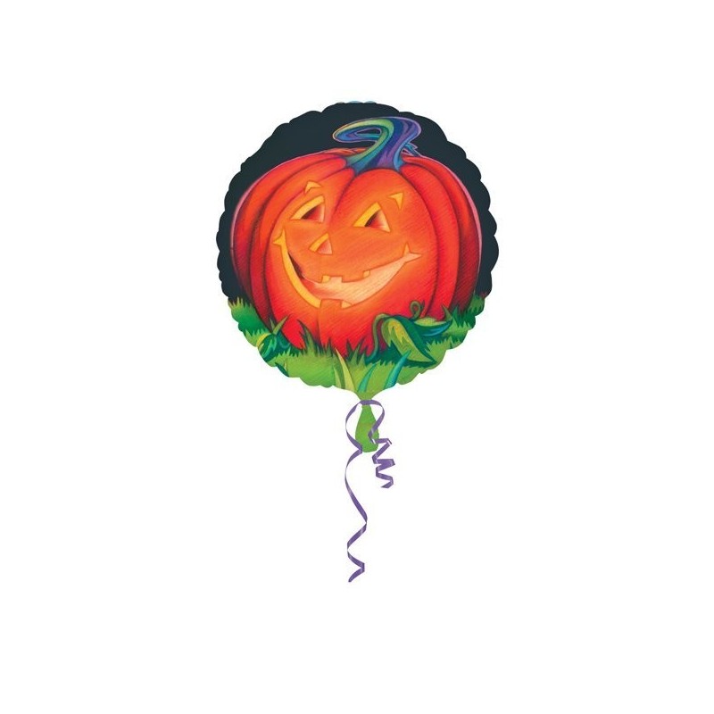 Anagram 18 Inch Foil Balloon - Glowing Pumpkin