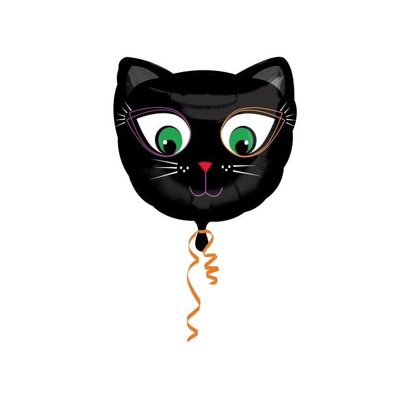 Anagram 18 Inch Foil Balloon - Black Cat