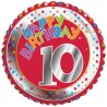 Creative Party 18 Inch Childrens Milestone Balloon - Age 10