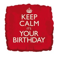 Creative Party 18 Inch Balloon - Keep Calm Its Your Birthday