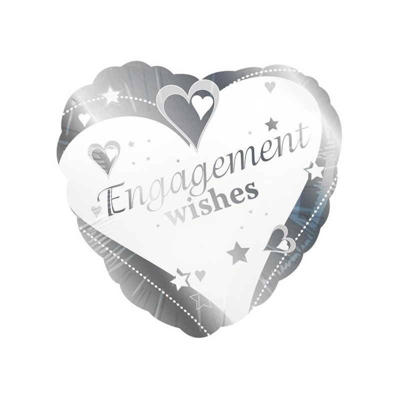 Creative Party 18 Inch Foil Balloon - Engagement Wishes