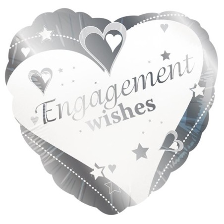 Creative Party 18 Inch Foil Balloon - Engagement Wishes