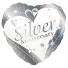 Creative Party 18 Inch Foil Balloon - Silver Anniversary