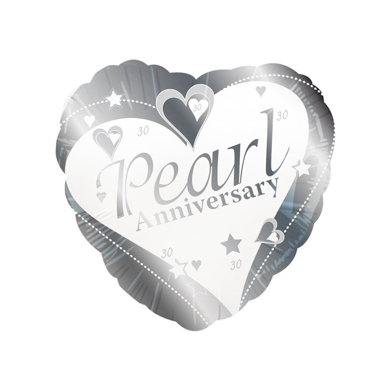Creative Party 18 Inch Foil Balloon - Pearl Anniversary