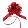 Midwest Ribbons 1.25 Inch Foil Pull Bows - Red