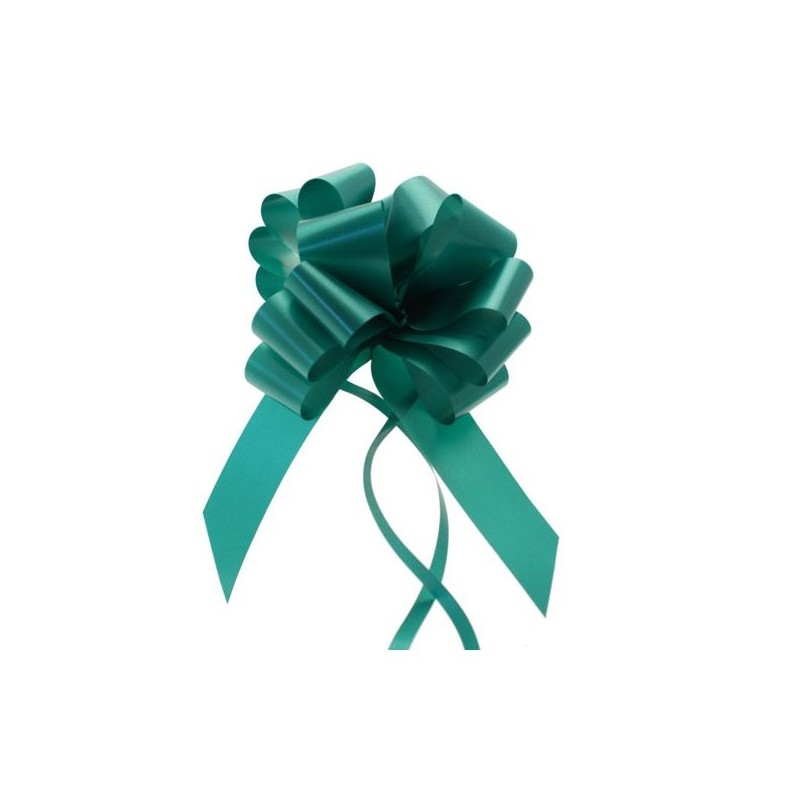 Midwest Ribbons 1.25 Inch Pull Bows - Emerald