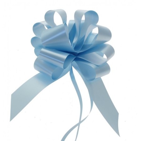 Midwest Ribbons 2 Inch Pull Bows - Light Blue