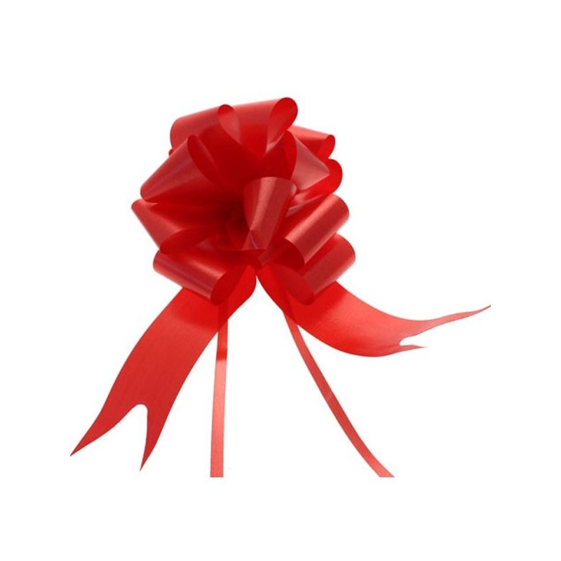 Midwest Ribbons 2 Inch Pull Bows - Red