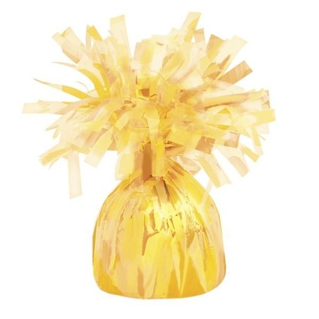 Unique Party Foil Tassels Balloon Weight - Yellow