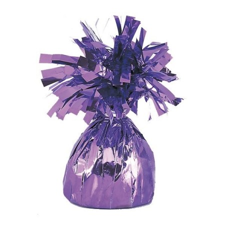 Unique Party Foil Tassels Balloon Weight - Lavender