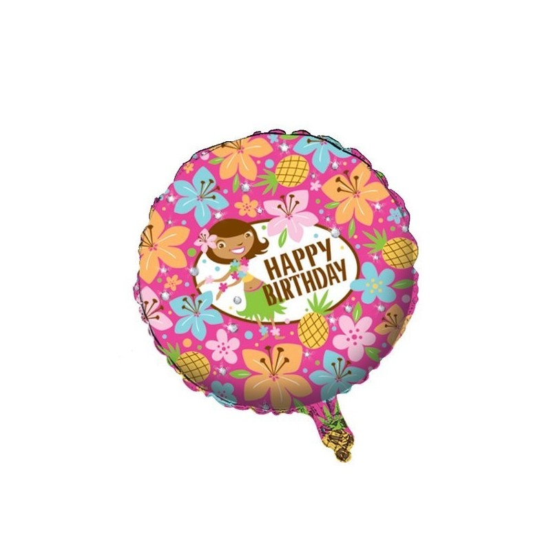Creative Party 18 Inch Foil Balloon - Pink Luau Fun