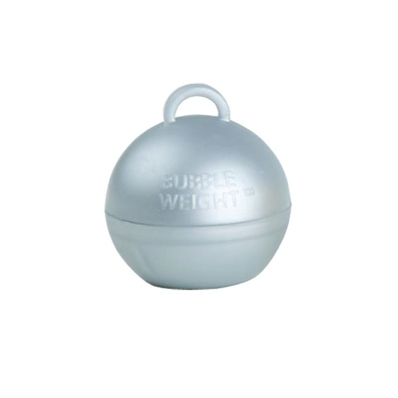 Creative Party Plastic Bubble Balloon Weights - Silver