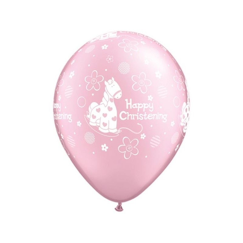 Qualatex 11 Inch Latex Balloon - Christening Soft Pony