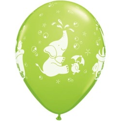 Qualatex 11 Inch Assorted Latex Balloon - Elephant Baby