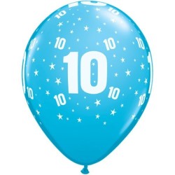Qualatex 11 Inch Assorted Latex Balloon - Stars No.10