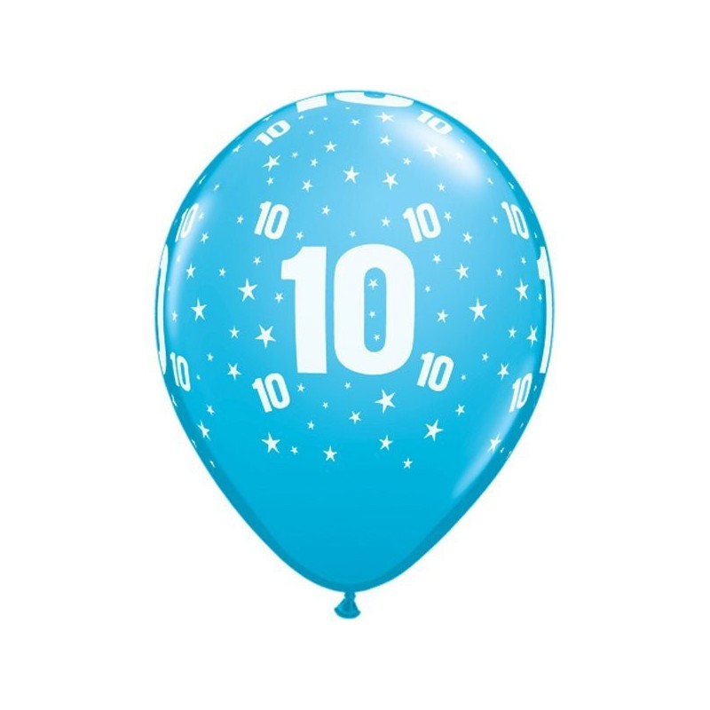Qualatex 11 Inch Assorted Latex Balloon - Stars No.10