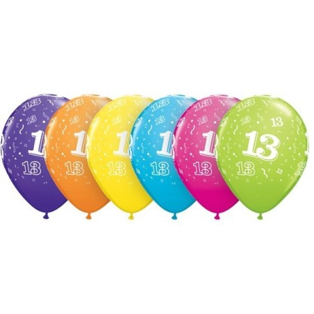 Qualatex 11 Inch Assorted Latex Balloon - 13 Around