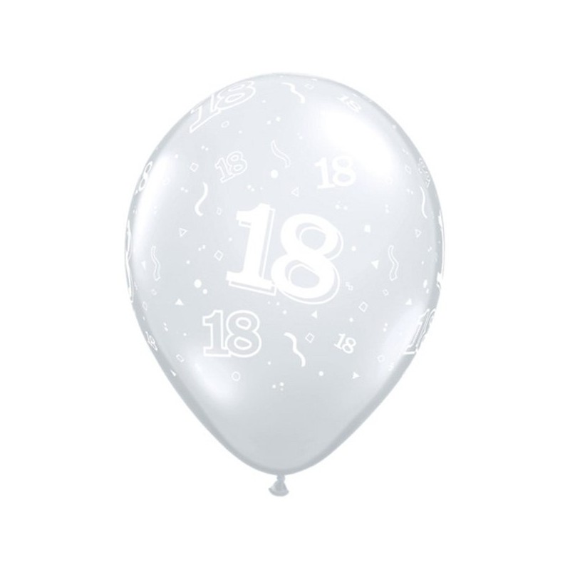 Qualatex 11 Inch Clear Latex Balloon - 18 Around