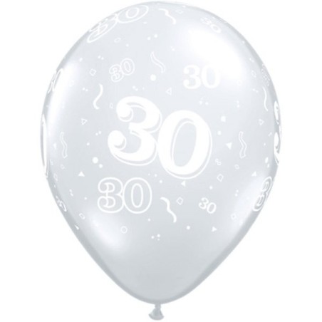 Qualatex 11 Inch Clear Latex Balloon - 30 Around