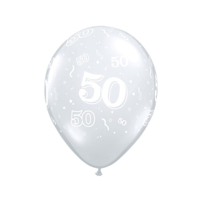 Qualatex 11 Inch Clear Latex Balloon - 50 Around