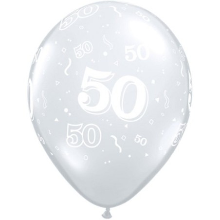 Qualatex 11 Inch Clear Latex Balloon - 50 Around