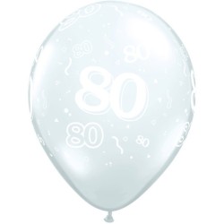 Qualatex 11 Inch Clear Latex Balloon - 80 Around