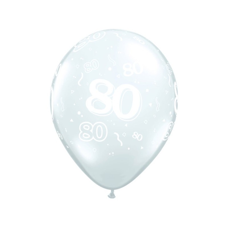 Qualatex 11 Inch Clear Latex Balloon - 80 Around
