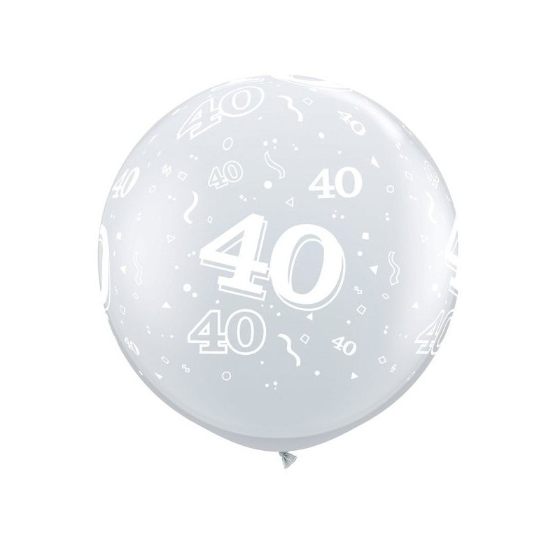 Qualatex 3 Foot Clear Latex Balloon - 40 Around
