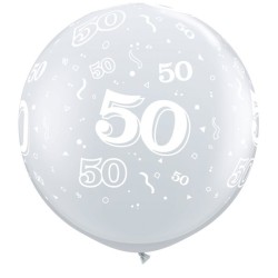 Qualatex 3 Foot Clear Latex Balloon - 50 Around
