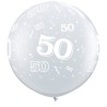 Qualatex 3 Foot Clear Latex Balloon - 50 Around
