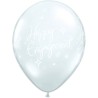 Qualatex 11 Inch Clear Latex Balloon - Sparkles