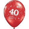 Qualatex 11 Inch Red Latex Balloon - 40 Around
