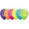 Qualatex 11 Inch Assorted Latex Balloon - Retirement Smile
