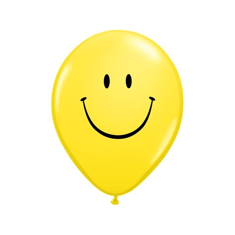 Qualatex 11 Inch Latex Balloon - Smile Face