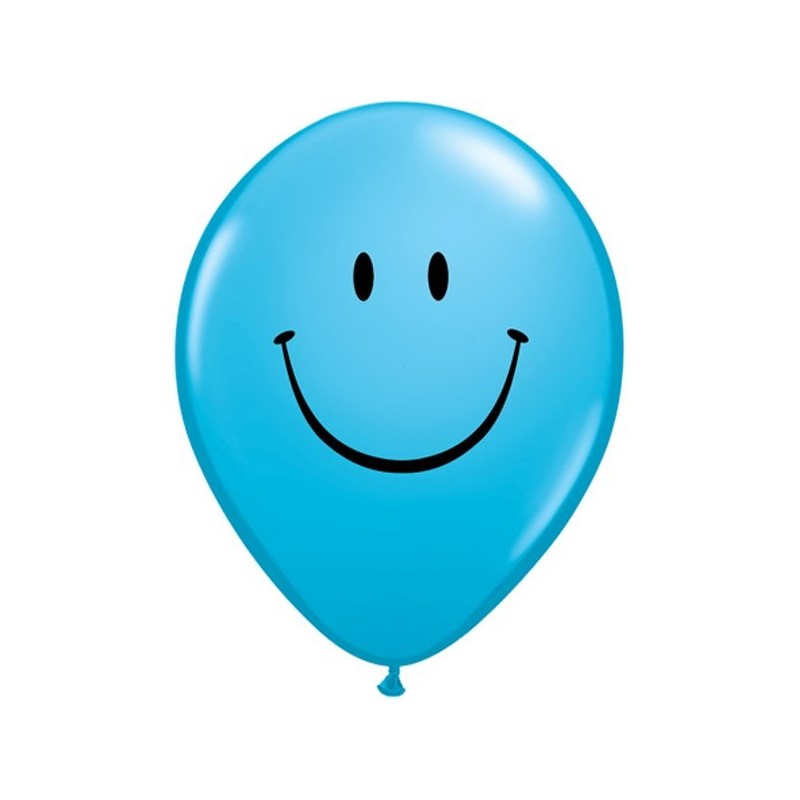 Qualatex 11 Inch Assorted Latex Balloon - Smile Face