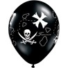 Qualatex 11 Inch Black Latex Balloon - Pirate Treasure